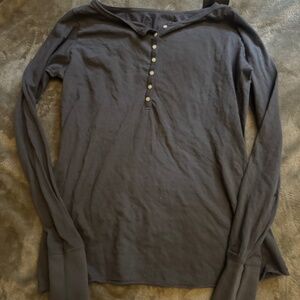 Brandy Melville navy button up